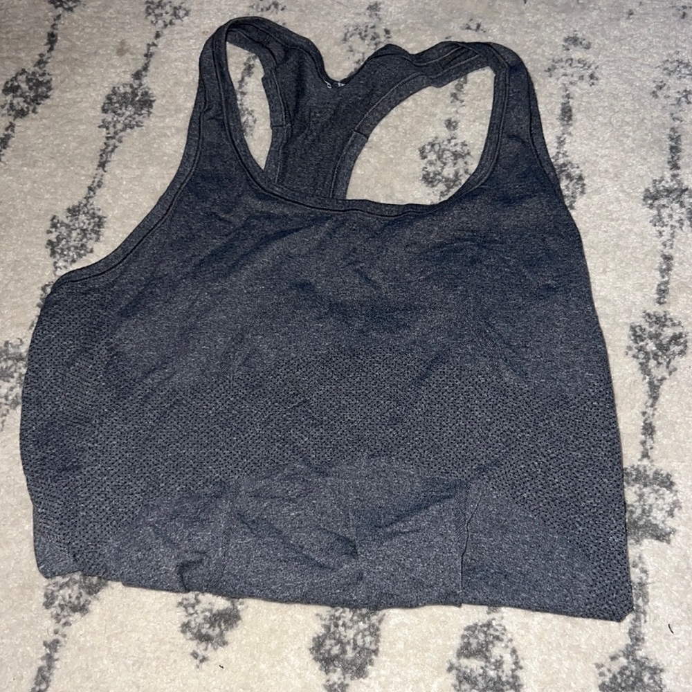 Grey lululemon tank top